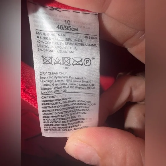 Banana Republic Vibrant Red Long and Lean Blazer - Picture 5 of 5